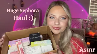 Asmr Huge Sephora Haul 💕 Tapping, Scratching, Whispering