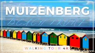 Muizenberg Beach | Walking Tour Cape Town 4k