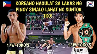 🇵🇭 Korean Fighter Nagulat Sa Lakas Ng Pinoy Kababayan Nya Di Makapaniwala