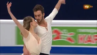 Gabrielle Papadakis & Guillaume Cizeron (FRA). Danza FP. Cto. de Europa 2015