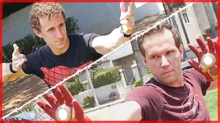 Web Shooters vs. Repulsor Gloves - Power Battle (Spider-Man vs. Iron Man) ft. @OmarZaki