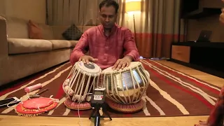 A Teentaal composition in Drut Laya by Amit Bhushan