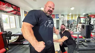 STRONGEST MAN IN HISTORY: BRIAN SHAW gets his back HAMMERED by Chiropractor