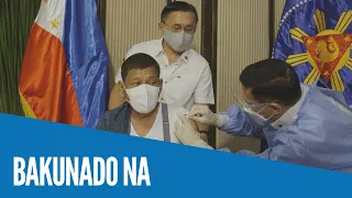 WATCH: PANGULONG DUTERTE, NABAKUNAHAN NA KONTRA COVID-19 | CHONA YU