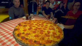 32 inches of pizza in under 45 minutes? That's the challenge at this Plano restaurant