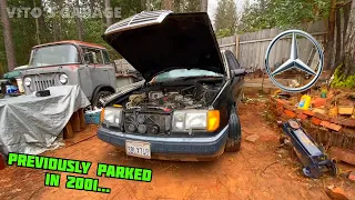 Reviving a Black on Black 1991 Mercedes 300E W124! Lots of Problems..
