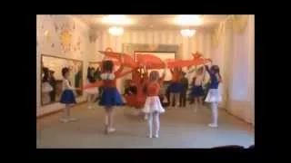 Танец с полотнами «ЗАКАТЫ АЛЫЕ» Авторская разработка. Хореограф О.А. Лукашенко