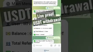 USDT Earn Instantly with Telegram's New Bot! Claim Bonus & Withdraw to FaucetPay