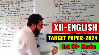XII-English Target Paper 2024