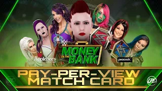 WWE 2K20|MONEY IN THE BANK PAY-PER-VIEW MATCH CARD (TOMORROW ON MY CHANNEL)