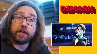 Electronic Musician Vocal coach reacts to - Dimash - Sinful Passion - Dimash