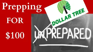 PREPARE NOW!! $100  Emergency Stockpile at Dollar Tree **360 Meals!***