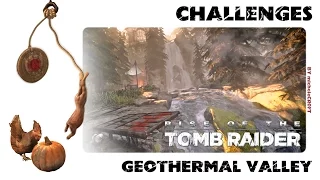 RISE OF THE TOMB RAIDER 100% Walkthrough - Geothermal Valley: Challenges