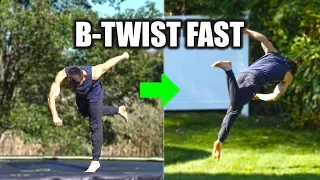 Learn How to B-Twist on the Trampoline and Then The Ground