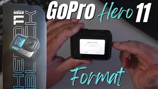 GoPro Hero 11 - How to Format SD Card