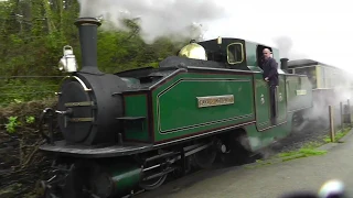 The Ffestiniog Railway Steam & Diesel Between Porthmadog & Tan-y-Bwlch April 2011