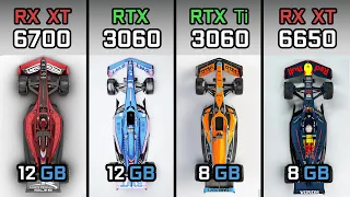 RX 6700 XT vs RTX 3060 vs RTX 3060 Ti vs RX 6650 XT Comparison in 10 Games