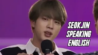 BTS seokjin being secretly fluent in english