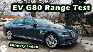 2023 Genesis Electrified G80 – Highway Range Test | Real-world 70 MPH MPGe