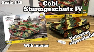 Cobi StuG IV (1:28Scale) | Unboxing&Speedbuild | Seppbricks #ww2 #unboxing #tanks #germantanks #cobi