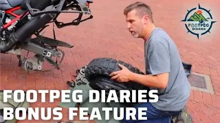 Footpeg Diaries - How to fix a flat bike tyre.