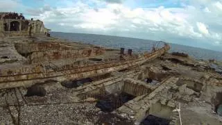 View from wreck of Sapona,, Bimini Bahamas