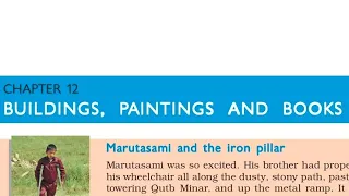 NCERT HISTORY CLASS 6 Chapter 12 Buildings, Paintings and Books in Tamil. CBSE/UPSC/TNPSC