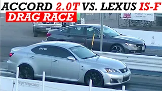 2020 Honda Accord Sport 2.0T vs. Lexus IS-F