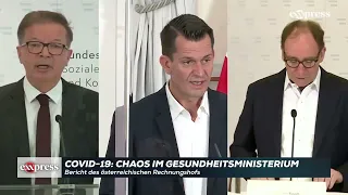 Corona: Rechnungshof-Bericht bestätigt Chaos im Gesundheitsministerium