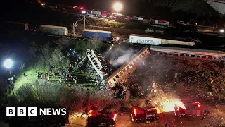 Dozens dead after trains collide in northern Greece – BBC News