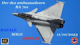 RAFALE SOLO DISPLAY Der des Ambassadeurs Salon de P 11 Octobre 2023