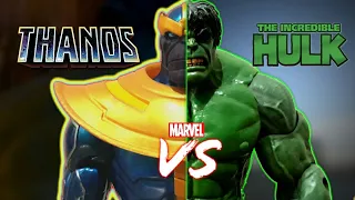 Marvel Thanos vs Hulk [Stop Motion] Scene From Avengers Infinity War