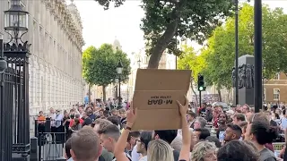 Downing Street protesters demand Boris Johnson's resignation