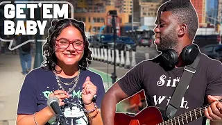 Father Makes His Own Daughter sing On The STREET!