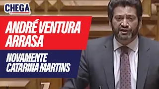 André Ventura arrasa novamente Catarina Martins