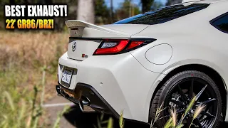 The BEST Exhaust for the 2022 GR86/BRZ! - MXP Comp RS