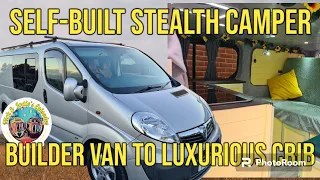 From Work Van to Campervan - Self Built Off-Grid Conversion Vauxhall Vivaro