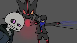 "What if determined sans what infected with HATE" Episode 3 - Enemy /sans animation