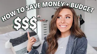 HOW TO SAVE MONEY + BUDGET IN YOUR 20’S | TIPS + TRICKS!