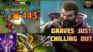 I GANK, TAKE ALL OBJECTIVE AND DESTROY THEM WITH LETHALITY GRAVES | WILD RIFT | PATCH 2.4D