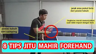 TIPS JITU MAHIR FOREHAND | Tenis Meja | Pingpong | Table Tennis