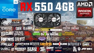 RX 550 4GB Test in 50 Games in 2023