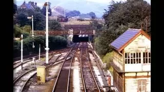 Hallroyd Junction Signal Box, Todmorden, in 1972
