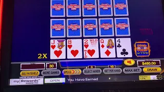 What a session high limit video poker