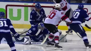 New Jersey Devils v Tampa Bay Lightning Game Highlights - April12 2018-Playoffs Gm1