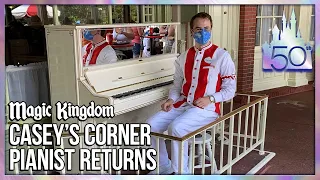 Casey’s Corner Pianist Returns To Play At Magic Kingdom