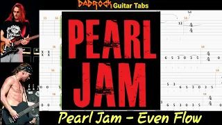 Even Flow - Pearl Jam - Guitar + Bass TABS Lesson