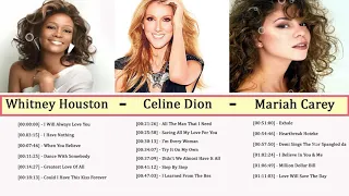 Mariah Carey, Celine Dion, Whitney Houston Greatest Hits playlist 2020 - Love Song Collection