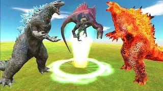 Dinosaur Challenge: Who will Win against Legendary Godzilla After Evolving [ARBS]