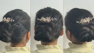 How to make a bun for parties!! | HAIRSTYLE TUTORIAL | ALIZA STYLES
